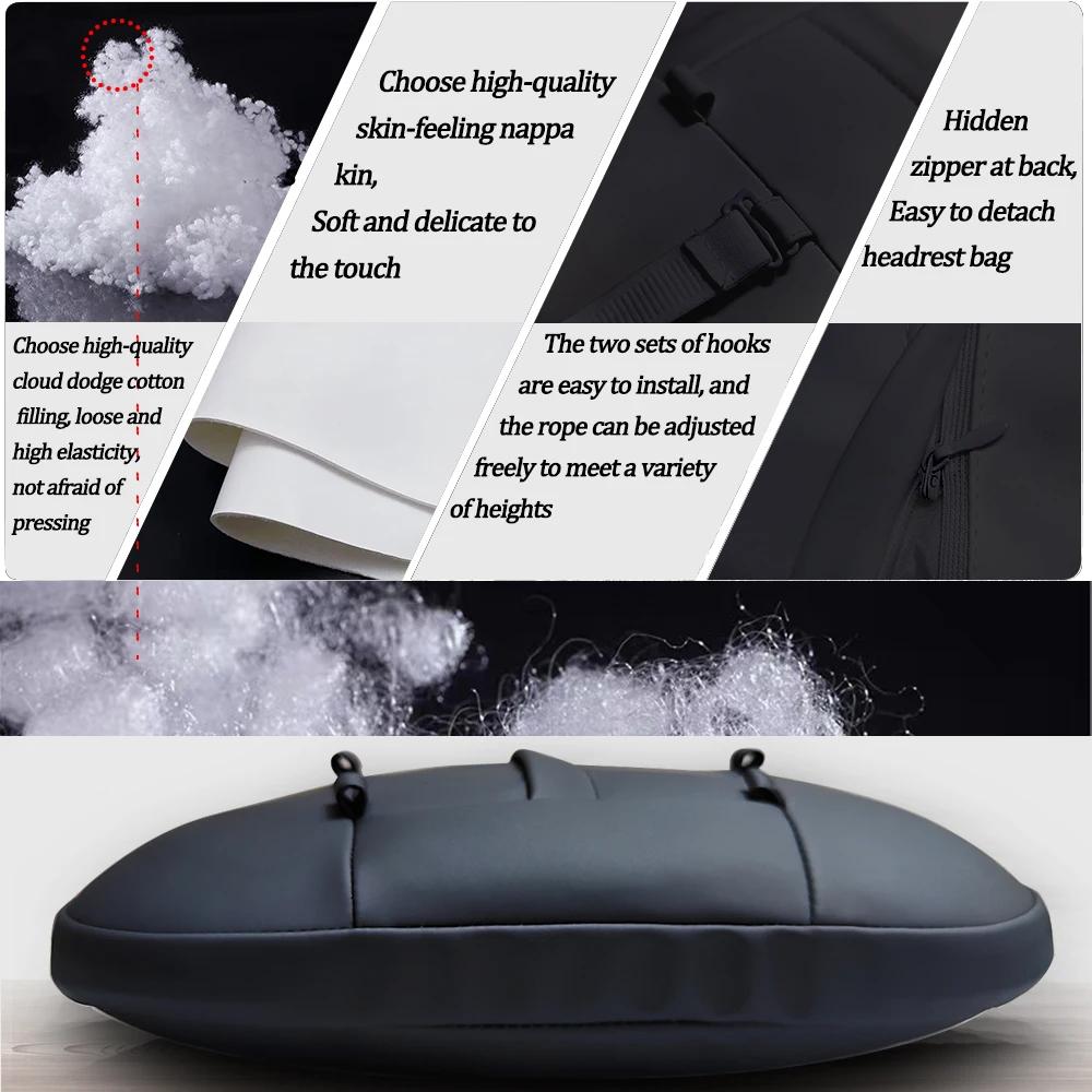OULEX – oreiller appui-tête de siège de voiture, pour Tesla 19 – 2025 Model3/Y, coussin de soutien d