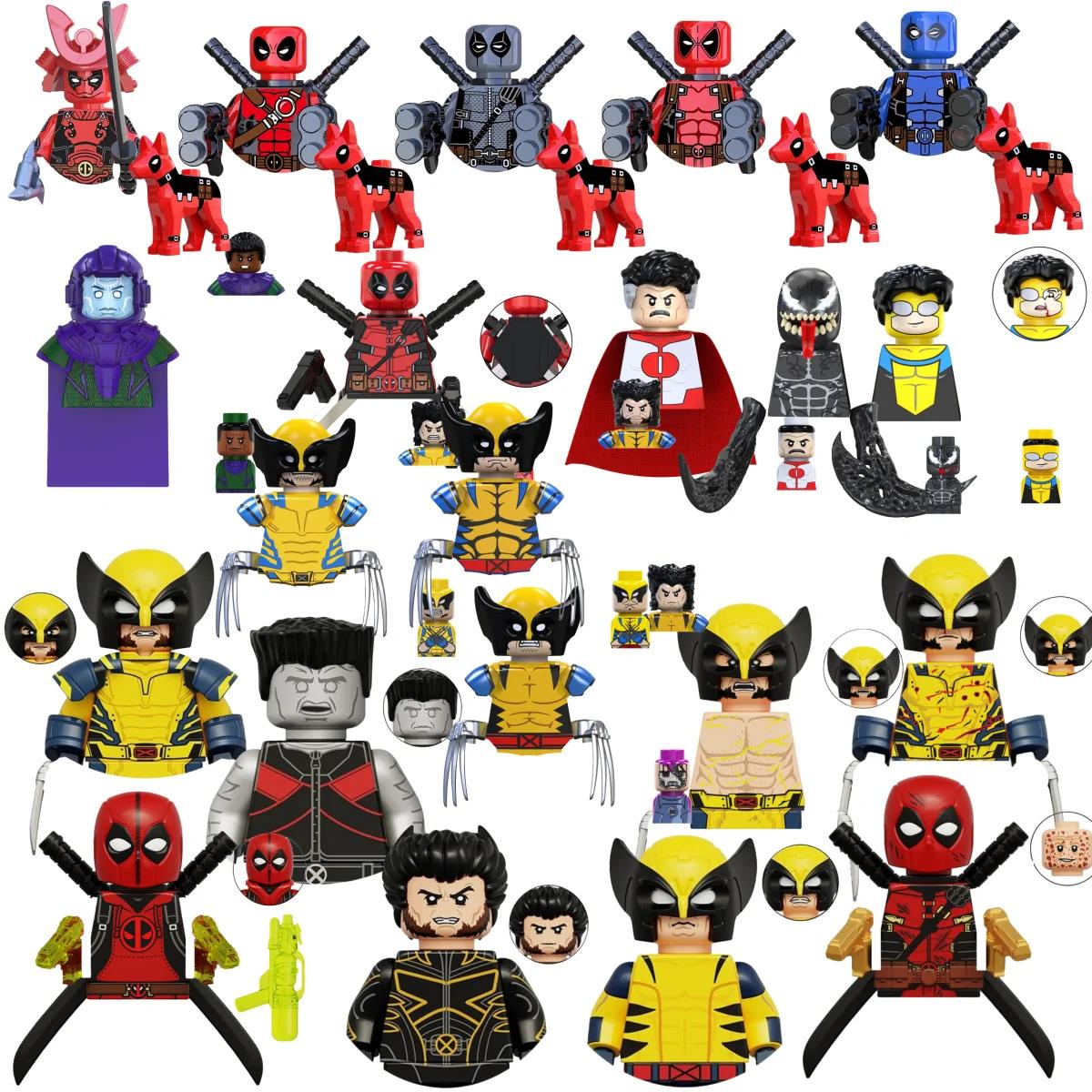 Boîte aveugle Mini blocs de construction TV6205 figurines grand Goblin Spiderman Iron Man Venom capi