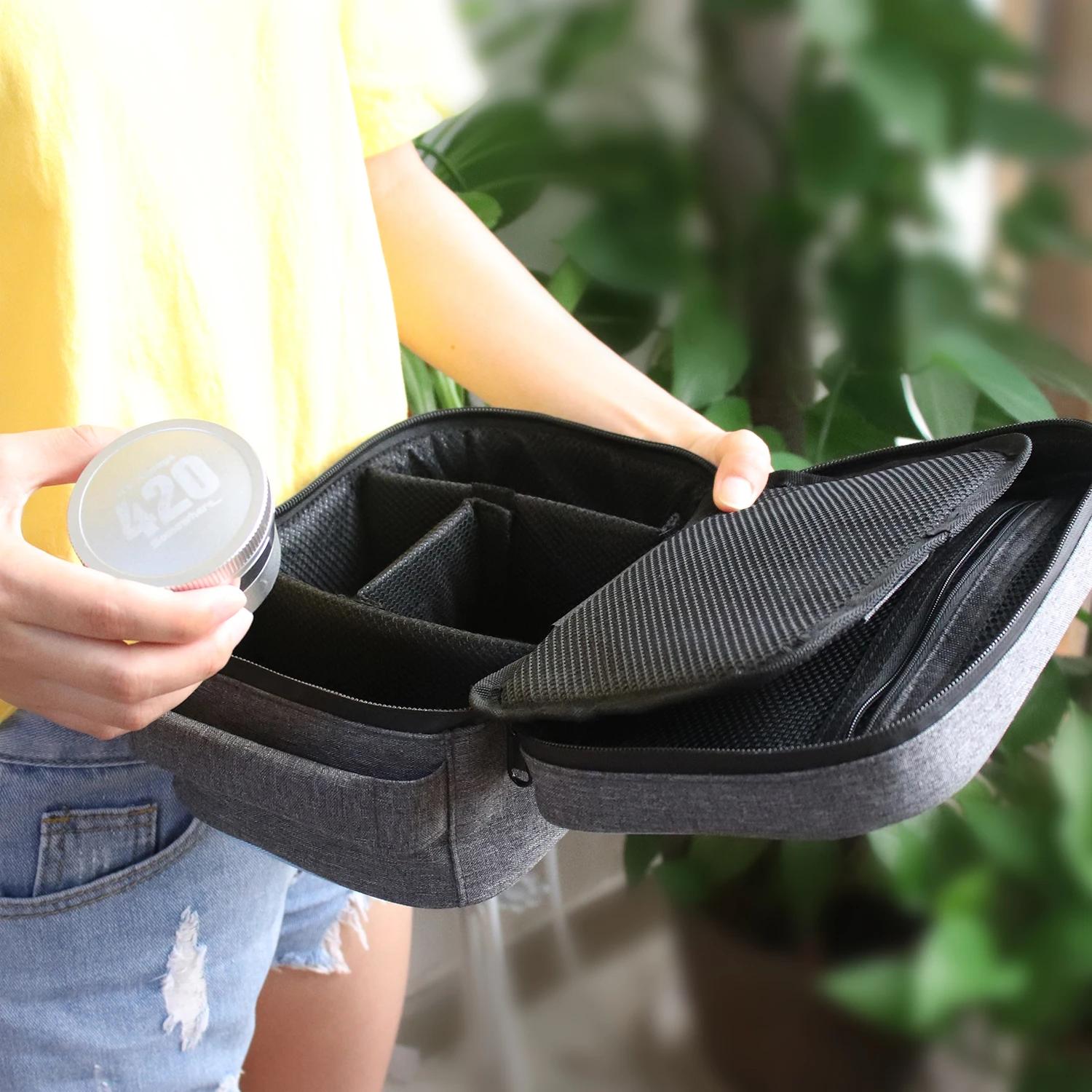 FIREDOG Étui anti-odeur avec sac de rangement pour conteneur à serrure à combinaison