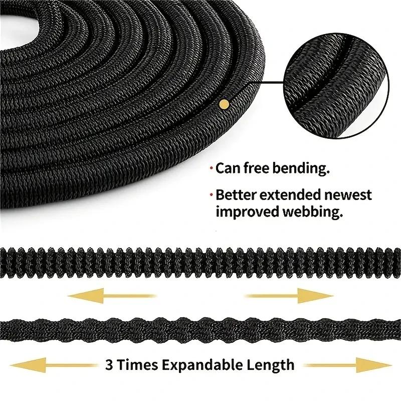 Tuyau d'arrosage Flexible et extensible de haute qualité, buse haute pression, pistolet de nettoyage