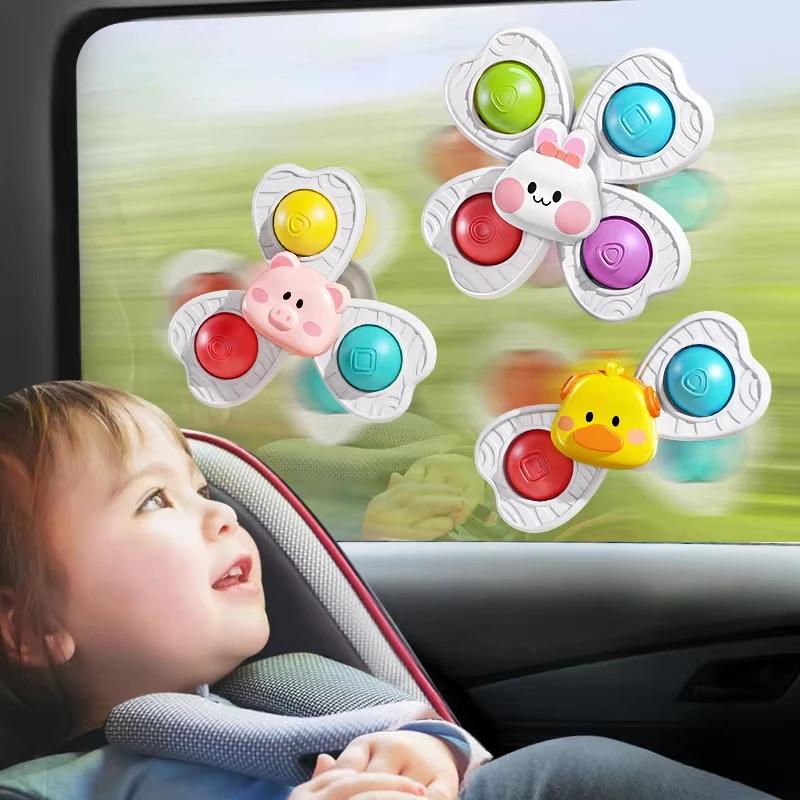 Jouets rotatifs à ventouse pour bébé, bain pour enfants, éducation Montessori, jouets de salle de ba