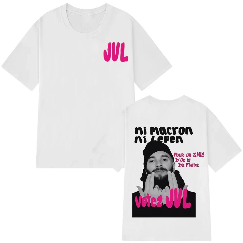 T-shirts graphiques tendance JUL, rappeur français 2026, pour hommes et femmes, T-shirt hip-hop déco