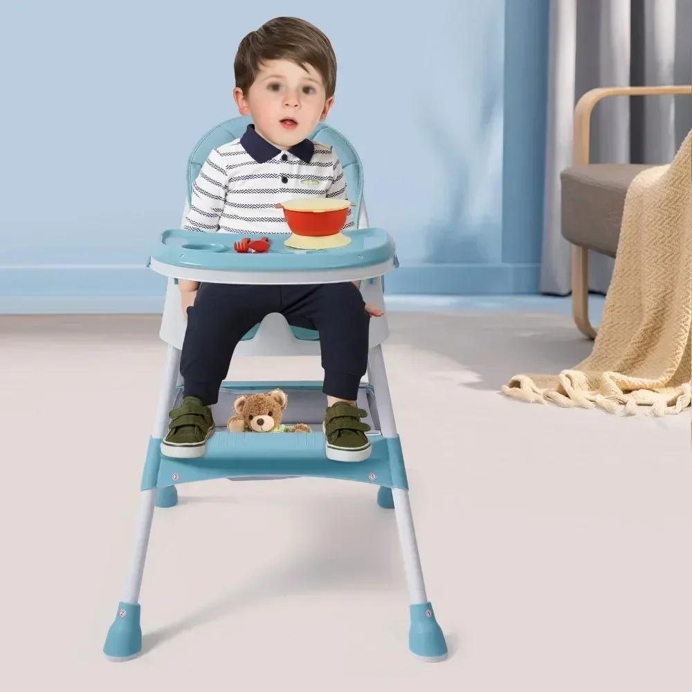 Chaise haute pour bébé, adaptée dès la naissance, chaise haute pour enfant avec plateau, chaise haut
