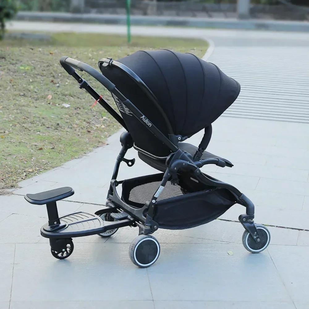 Adaptateur de pédale de poussette pour enfants, voiture stable à quatre roues, accessoires de pousse