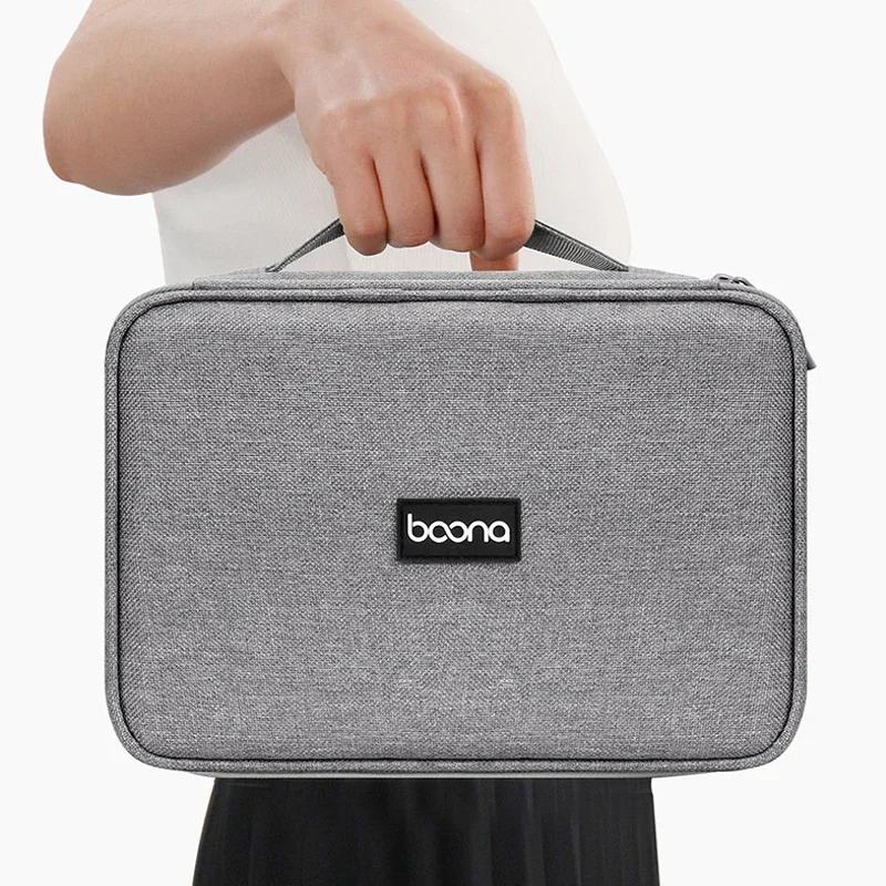 Sac de voyage de grande capacité pour câbles de gadgets USB, boîte de rangement pour écouteurs, sac 