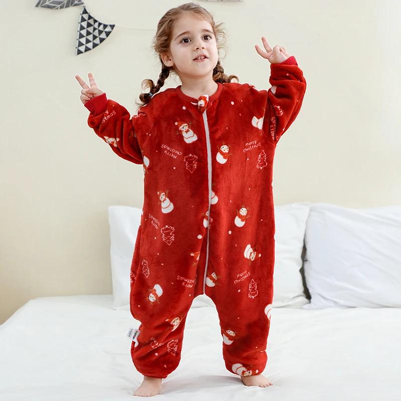 MICHLEY Capitala dessin animé flanelle enfants bébé sac de couchage sac vêtements d'hiver enfant en 