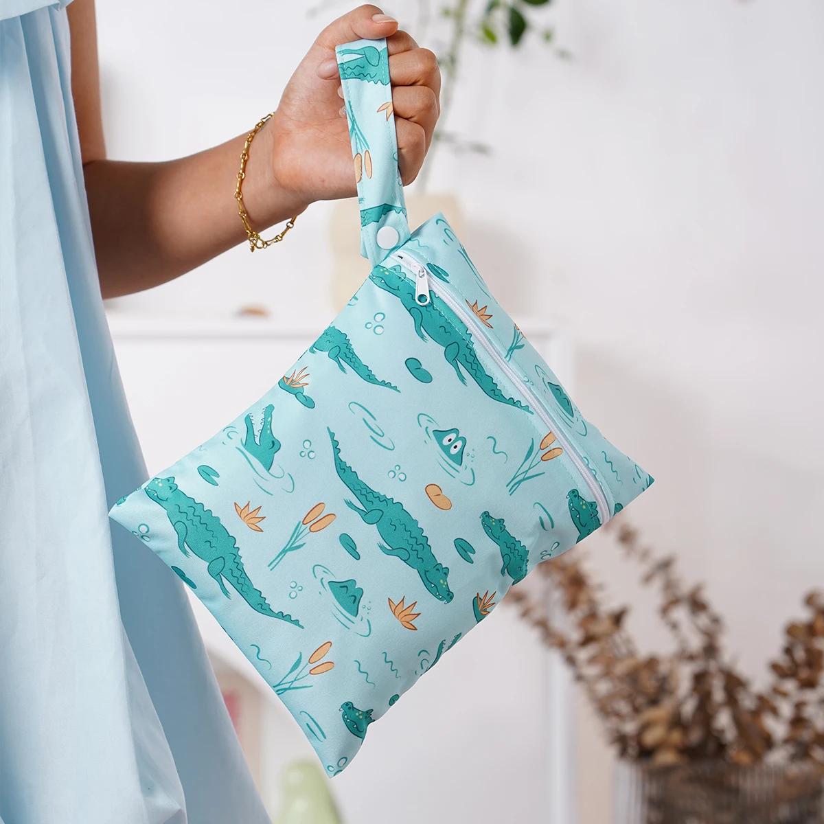 Elinfant 2 pièces Mini sac de rangement étanche pour la natation, la plage et la salle de sport, sac