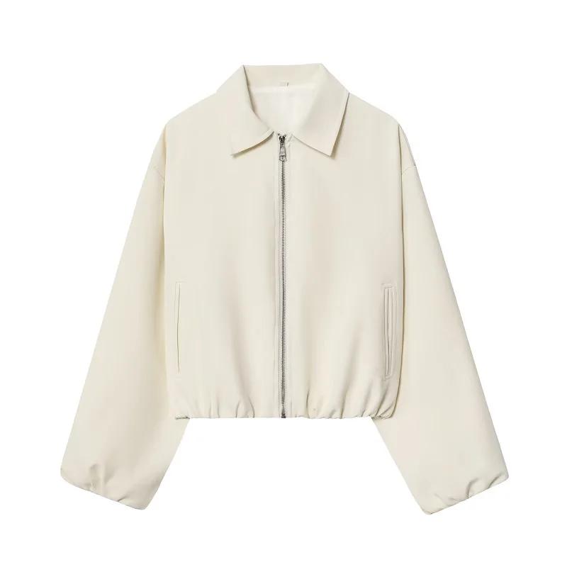 MUJER vestes bombardier bouffantes pour femmes fermeture éclair varsité veste courte femme Demi-sais