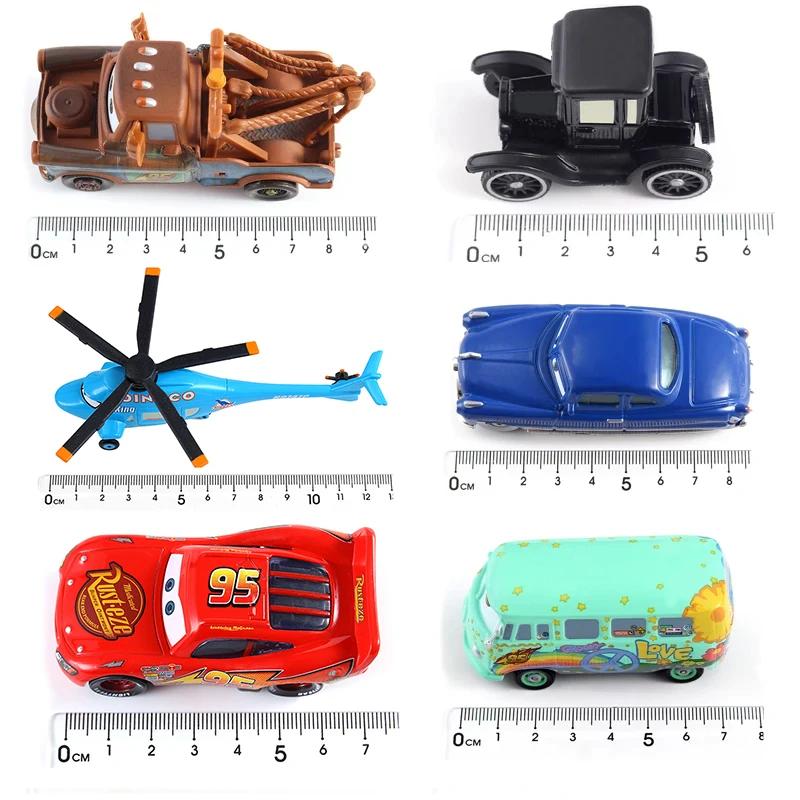 Voiture 2 Disney Pixar Cars 3 Mini Mater Hudson Fritter poussin Hicks avion foudre McQueen alliage m