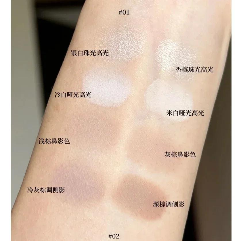 Fleur connaît le maquillage papillon nuage collier Collection en relief surbrillance et Contour Pale