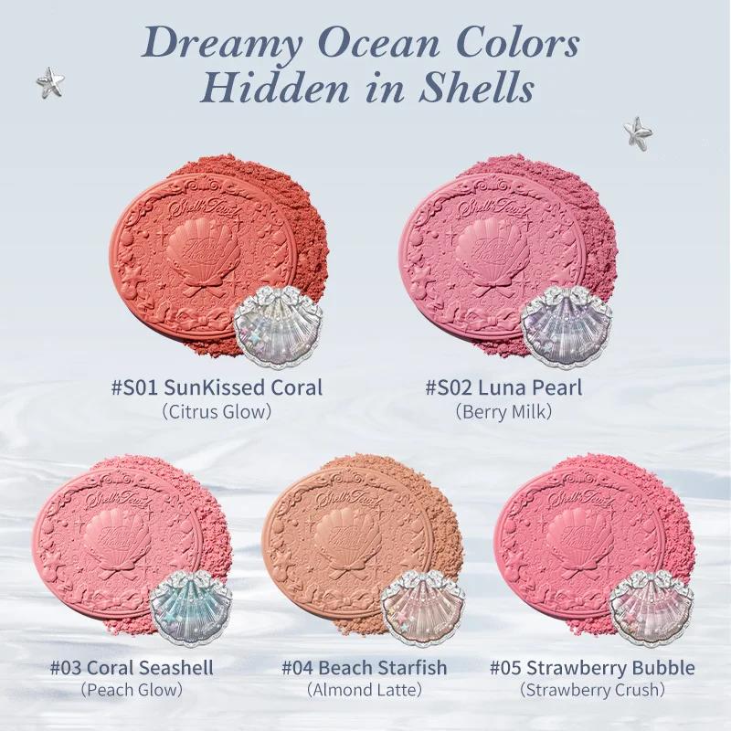 Flower Knows Shell's Jewel Collection Blush en satin de soie