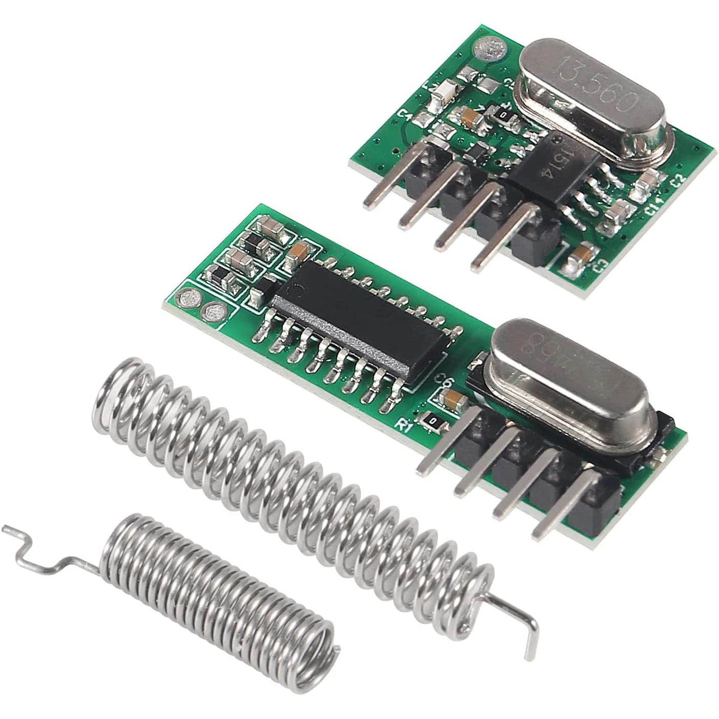 Émetteur et récepteur RF sans fil 433mhz, avec antenne, Module de télécommande, Kit de bricolage pou