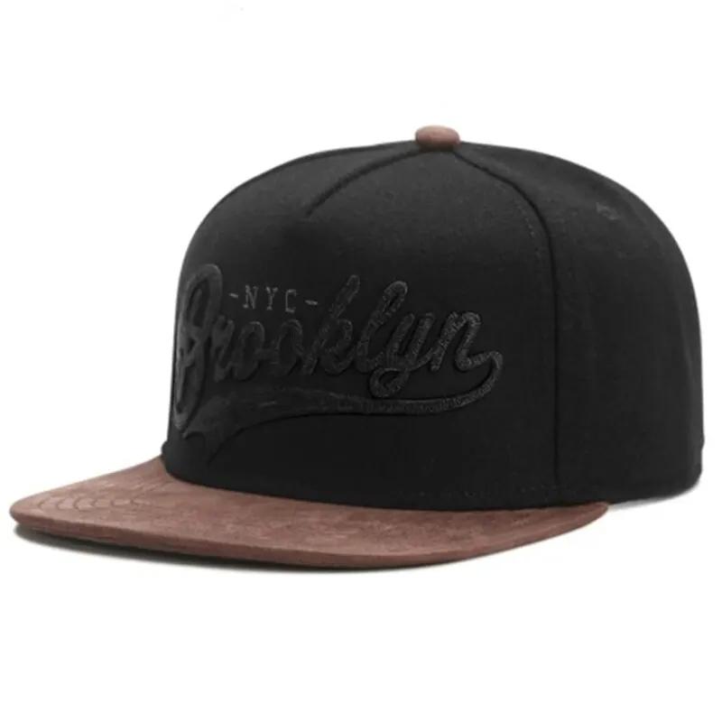 Chapeaux Hip-hop brodés Brooklyn unisexe, casquettes de Baseball décontractées réglables pour l'exté