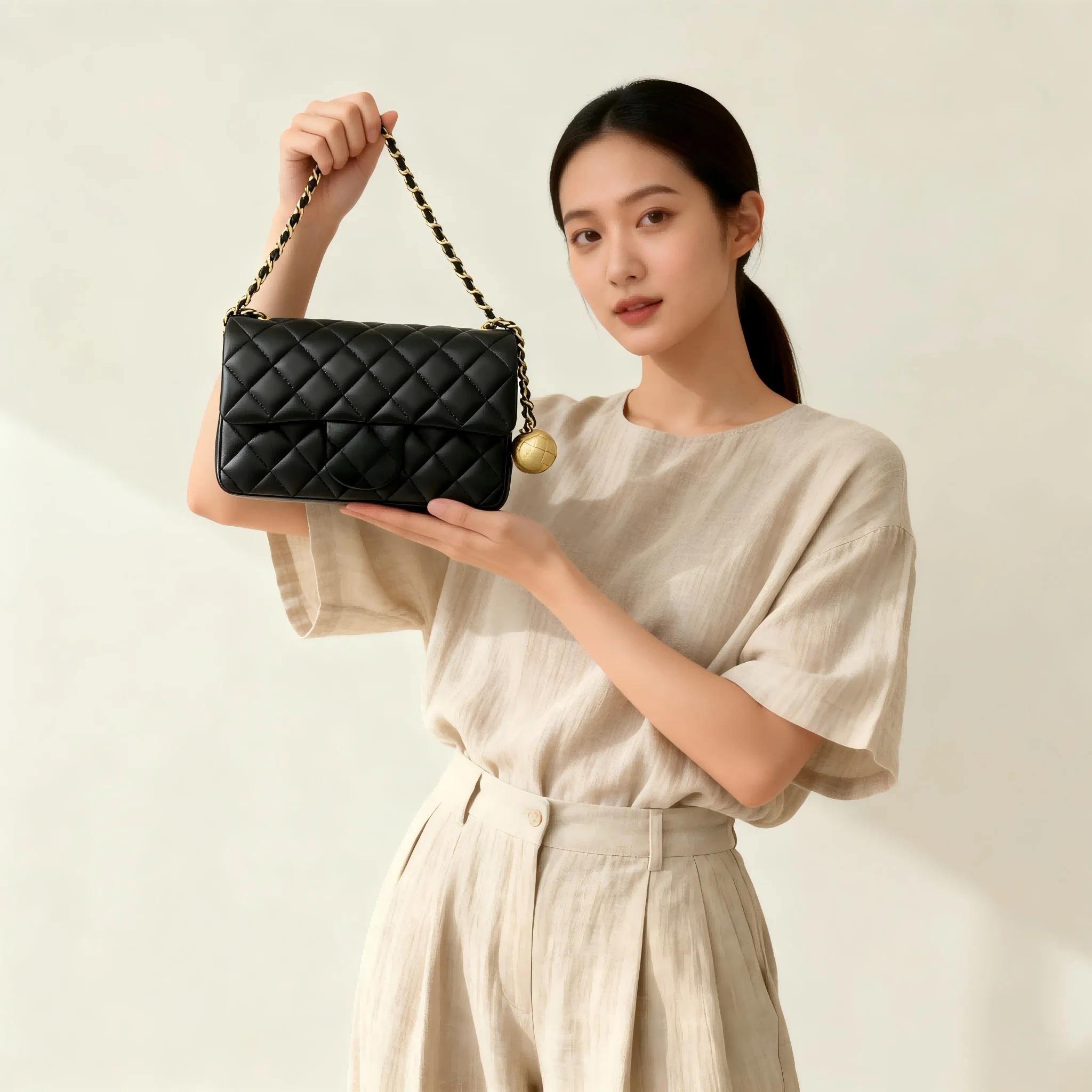 Sac à bandoulière à chaîne pour femme, sac à main mignon pour tous les jours, parfait pour les rende