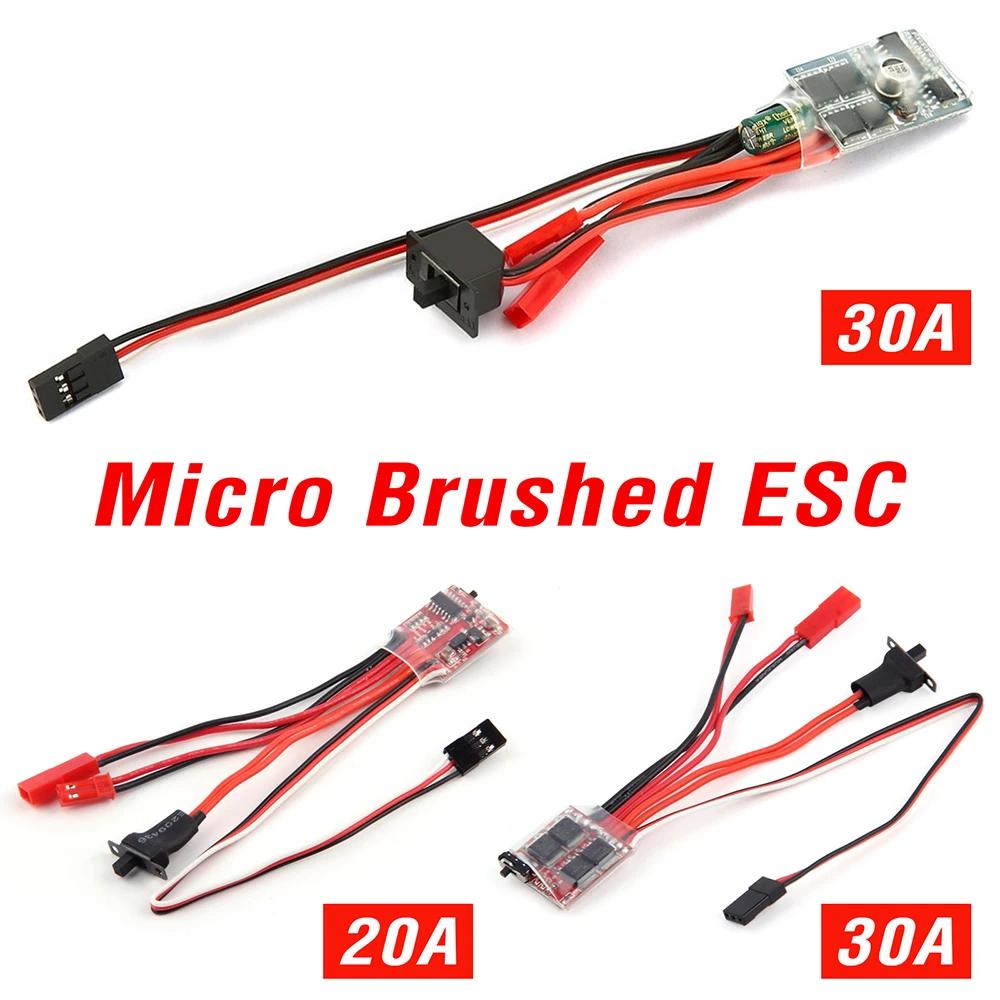 Micro ESC 20A 30A brossé ESC RC ESC contrôleur de vitesse électrique 2S 4 ~ 8v pour bricolage Mini 1
