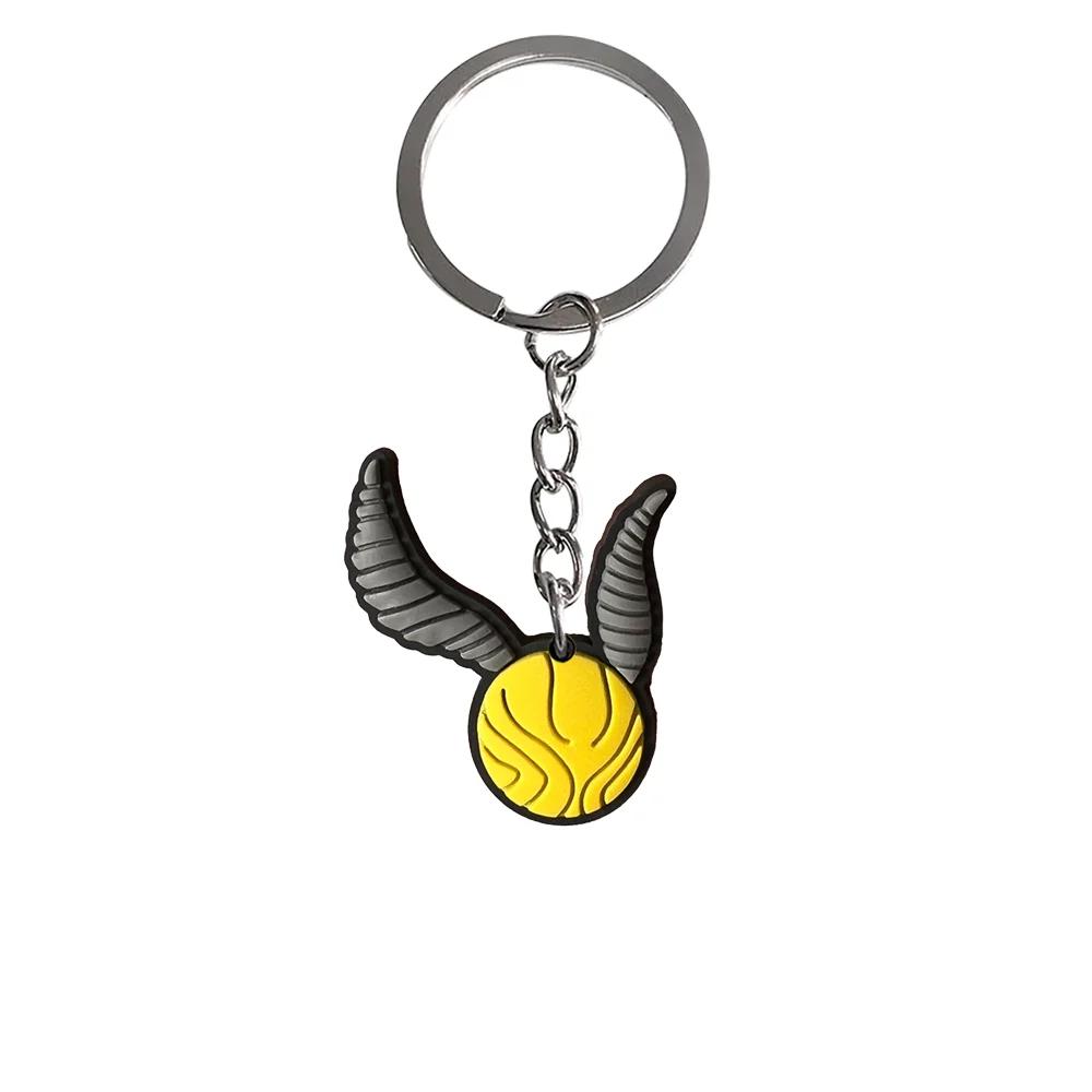 Lot de 17 porte-clés anime Harry Potter, joli porte-clés, ornement, pendentif de voiture, cadeaux po