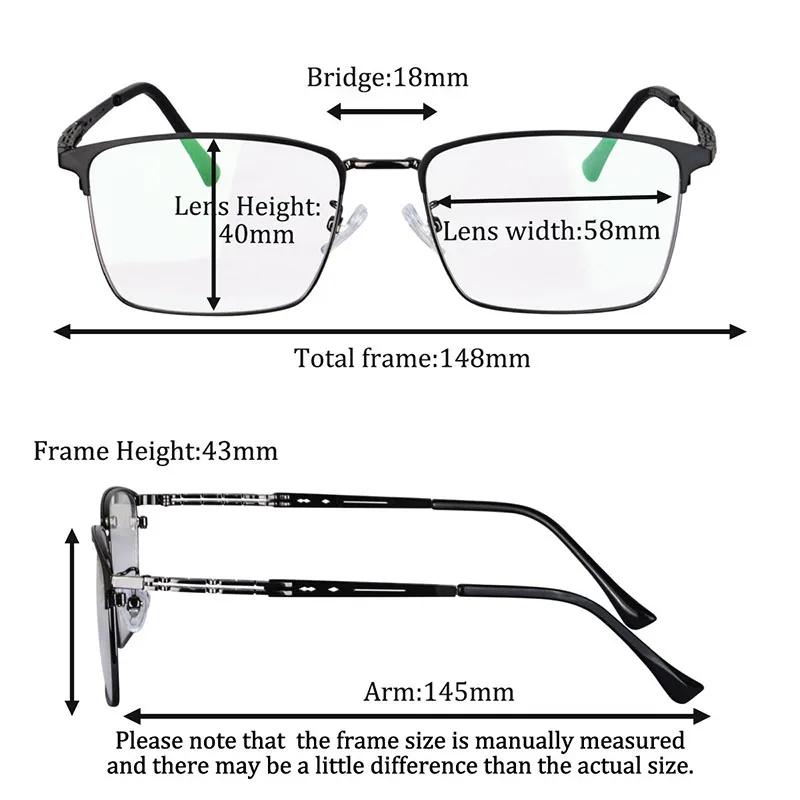 SHINU – lunettes multifocales progressives en titane, Vision proche et lointaine, lunettes à Distanc