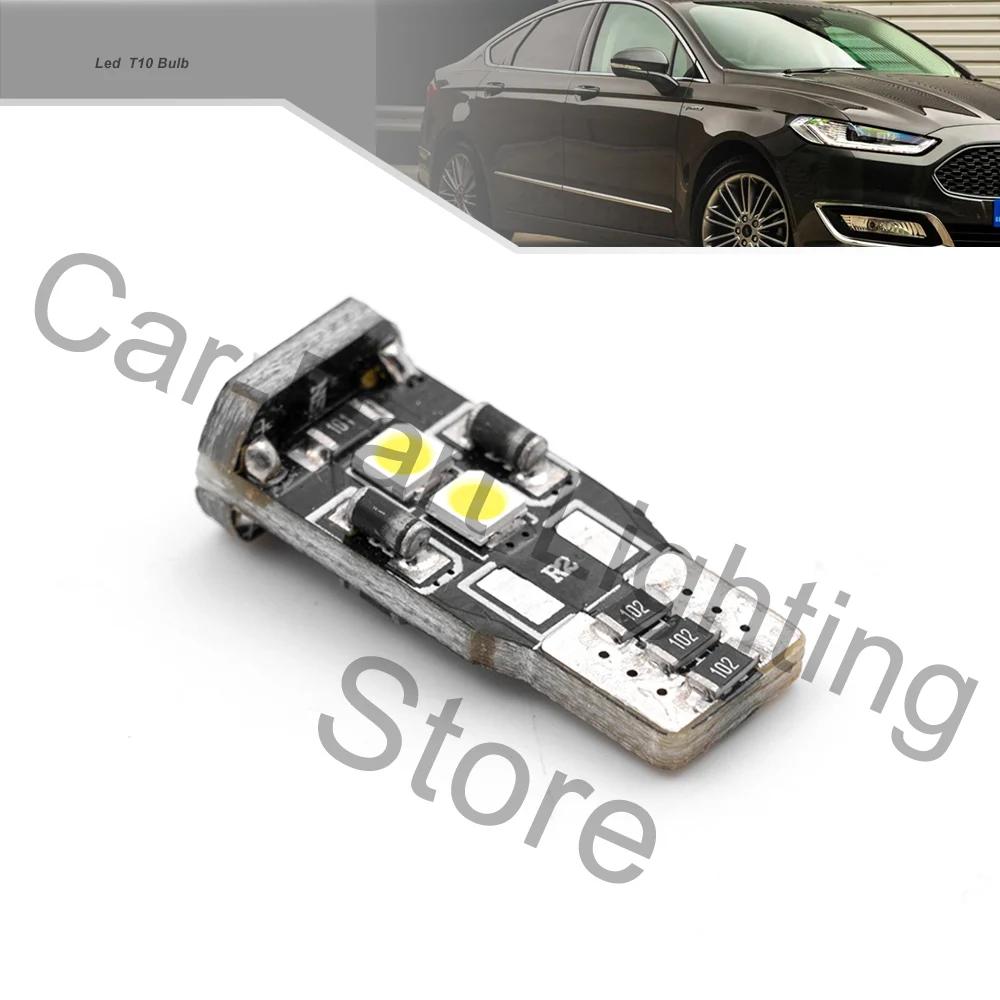 Ampoule de plaque d'immatriculation de voiture W5W T10, 2 pièces, feu arrière, éclairage automobile 