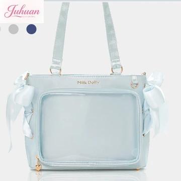 ItaBag – sacs sous les bras en Satin pour filles, élégants, avec rubans doux, sac à bandoulière avec