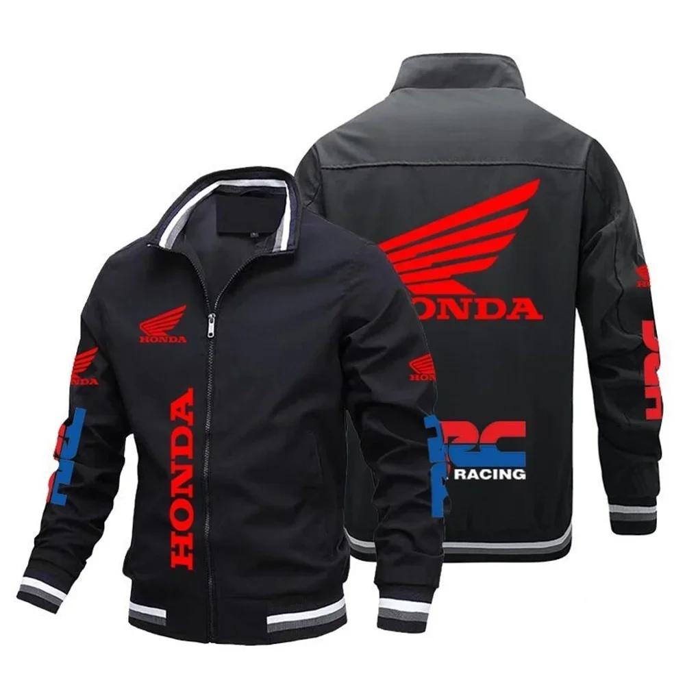 Honda Moto 2025 nouvelle veste de Moto modèle Bomber veste Baseball Moto haut hommes