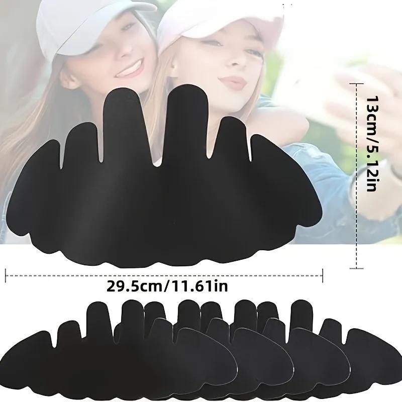 Insert de coussinets absorbants pour casquette de Baseball, 5 pièces, bandeau anti-transpiration pou