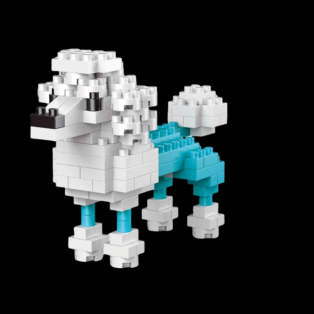 Mini blocs de construction pour chien teckel, jouet pour adultes et enfants: design détaillé et réal