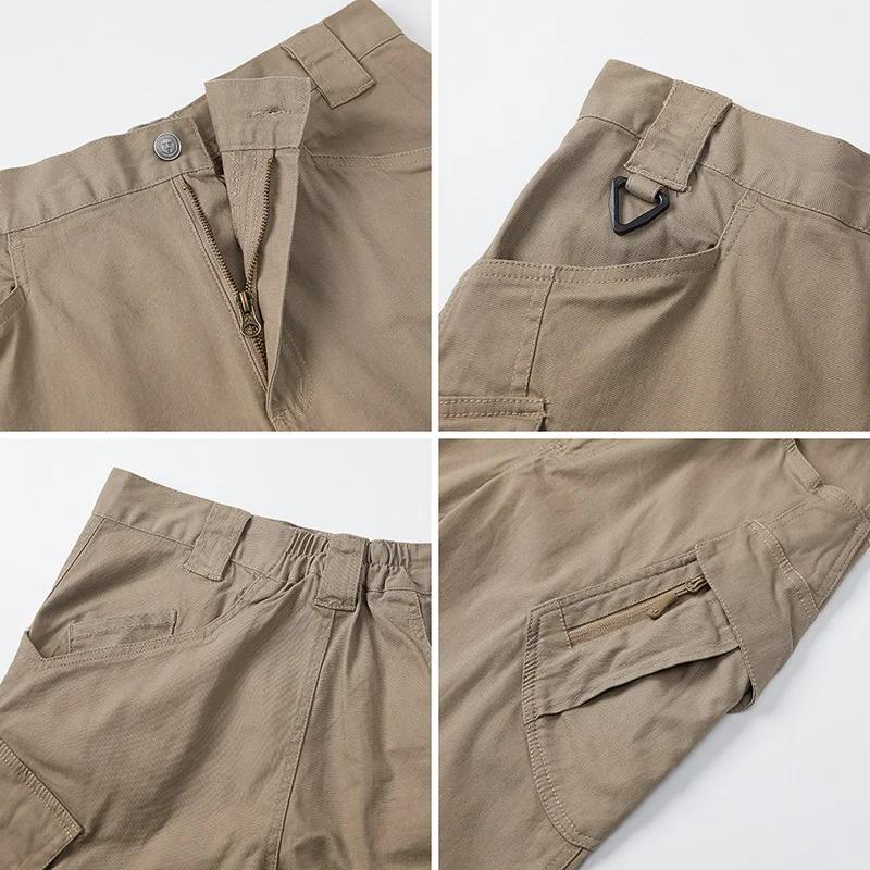 IX9 City – pantalon Cargo tactique pour hommes, en coton extensible, militaire de travail, Flexible,