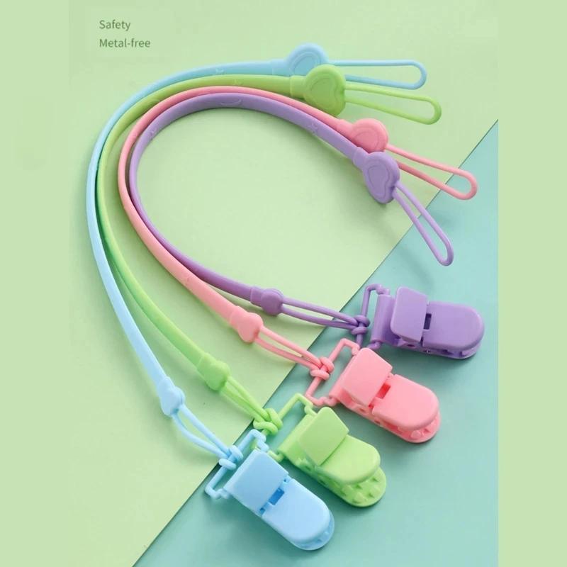 Attache-tétine en silicone JOFastened pour bébé, clip de dentition, nouveau-né TeWindsor, support de