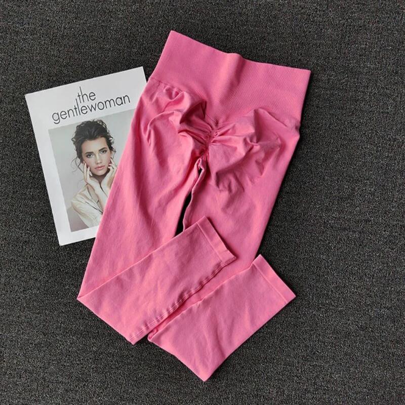 Leggings taille haute sans couture, pantalon de Sport, de Yoga, de levage des hanches, de course, à 