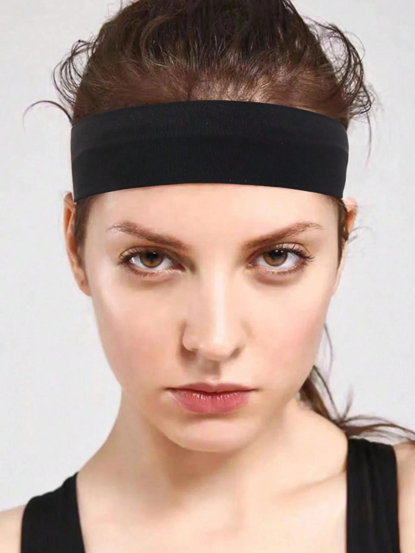 6 pièces unisexe Simple basique couleur unie imprimé léopard lavage du visage cyclisme course sport 