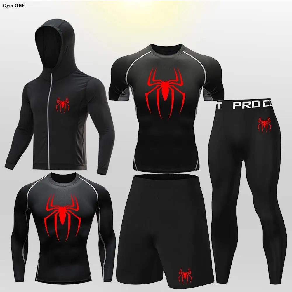2099 Spider super-héros combinaison de Compression enfants Rashguard Jiu Jitsu Fitness maillots de b
