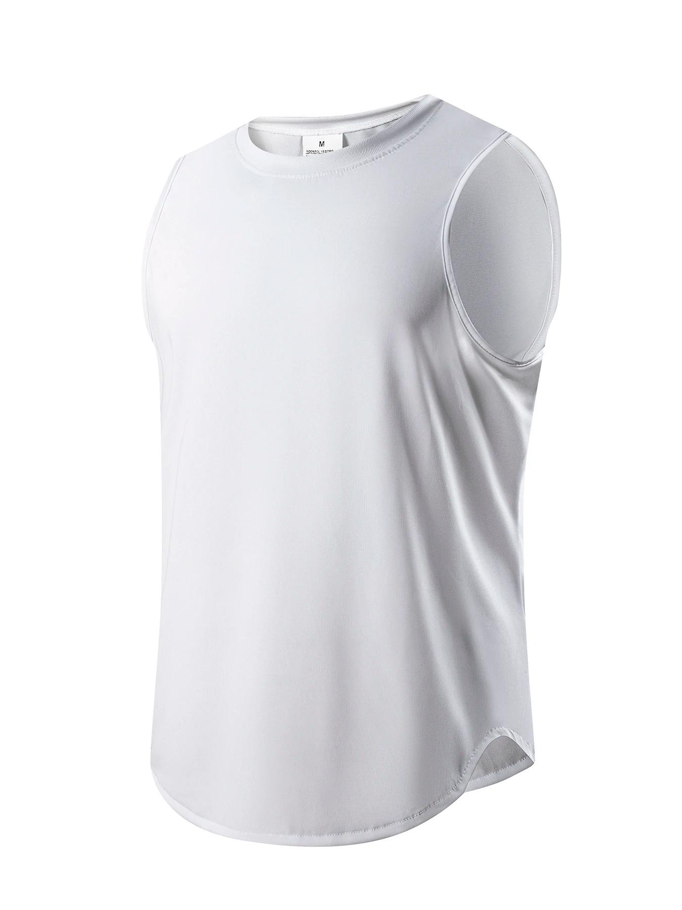 Débardeur basique de Fitness pour hommes, haut de Sport à séchage rapide, gilet de course, Fitness, 