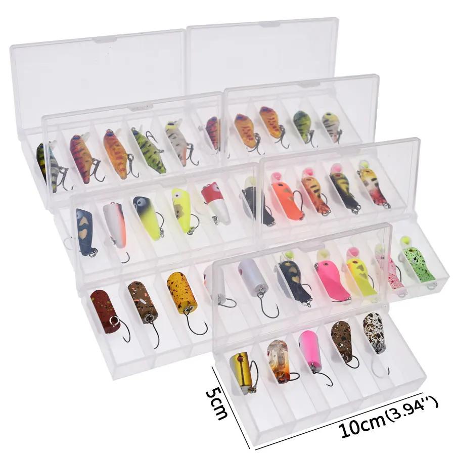 JYJ 1 boîte petite pêche dure ABS plastique leurre appât surface méné coulant leurre wobbler pour ba