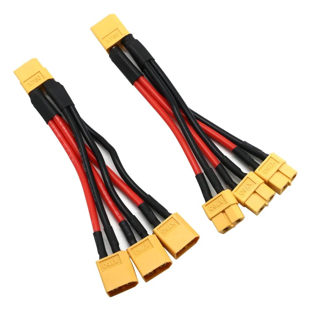 Connecteur de batterie parallèle XT60, câble mâle/femelle, double Extension, séparateur en Y/fil en 