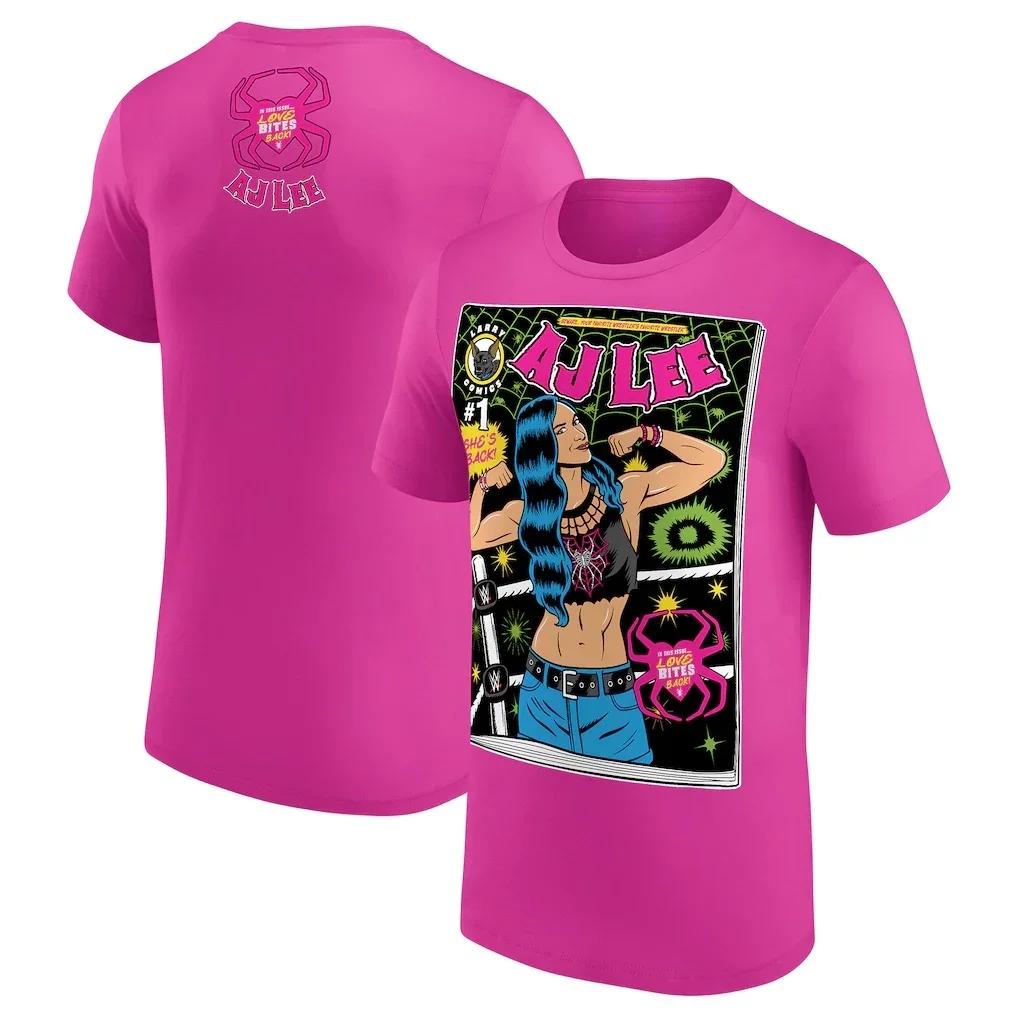 Nouveau T-shirt AJ Lee Series 2026 pour Homme – Mode Estivale Minimaliste, Col Rond, Coupe Ample Déc
