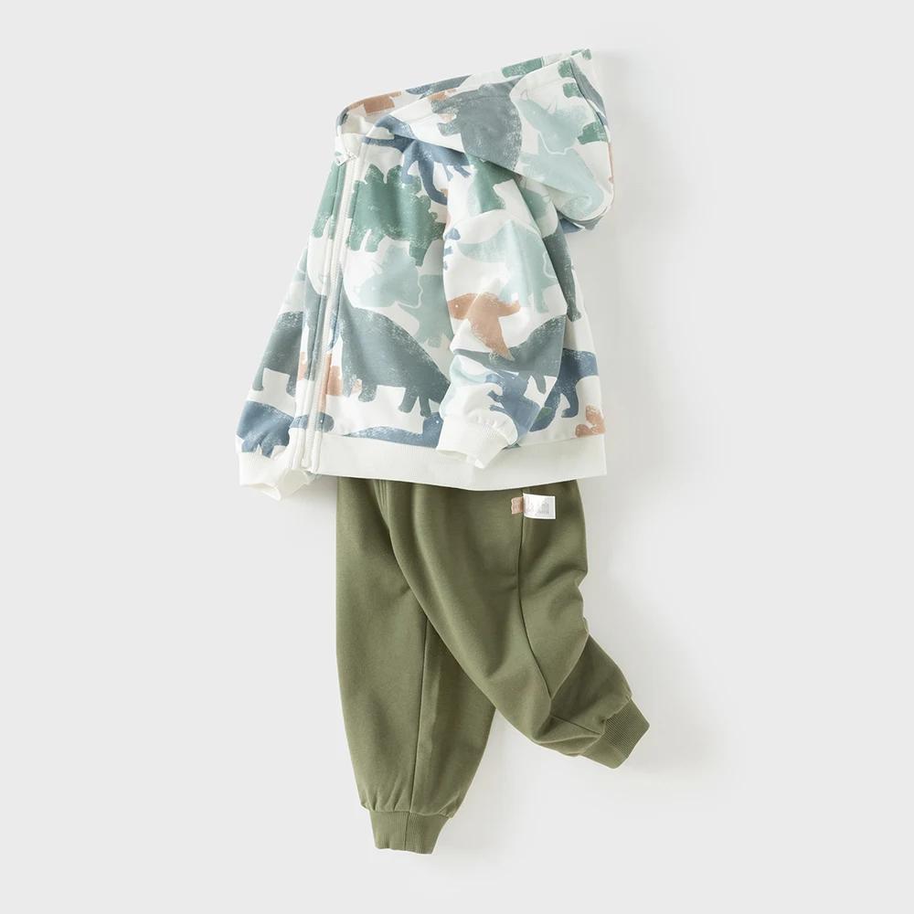Dave Bella enfants manteau pantalon costumes printemps automne garçons filles haut + pantalon deux p