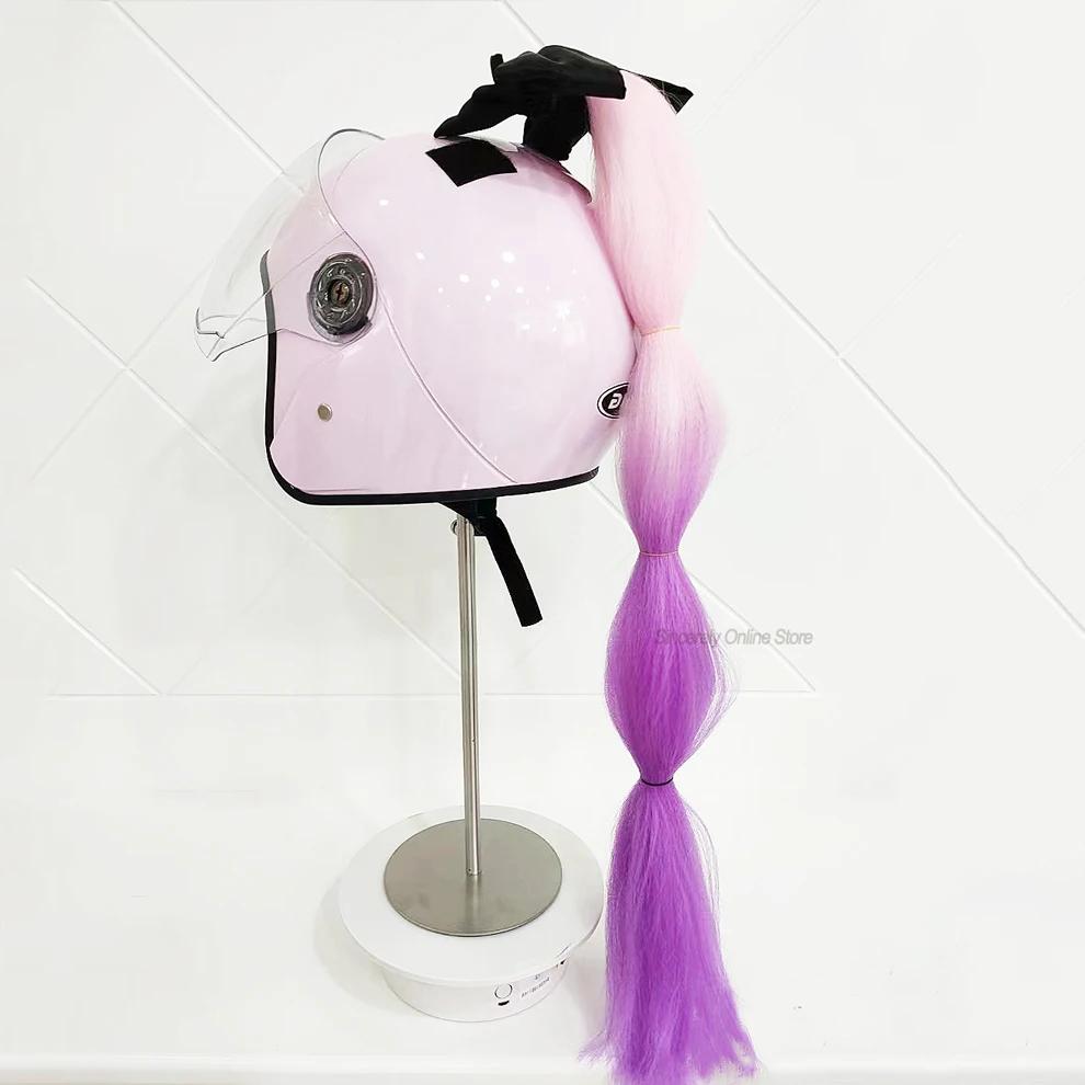 24 pouces haute qualité casque tresses Jumbo perruques tresses cheveux queue de cheval pour moto cyc