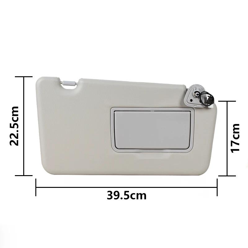 Pare-soleil avant de toit de voiture avec lumière de miroir de maquillage, pare-soleil pour Renault 