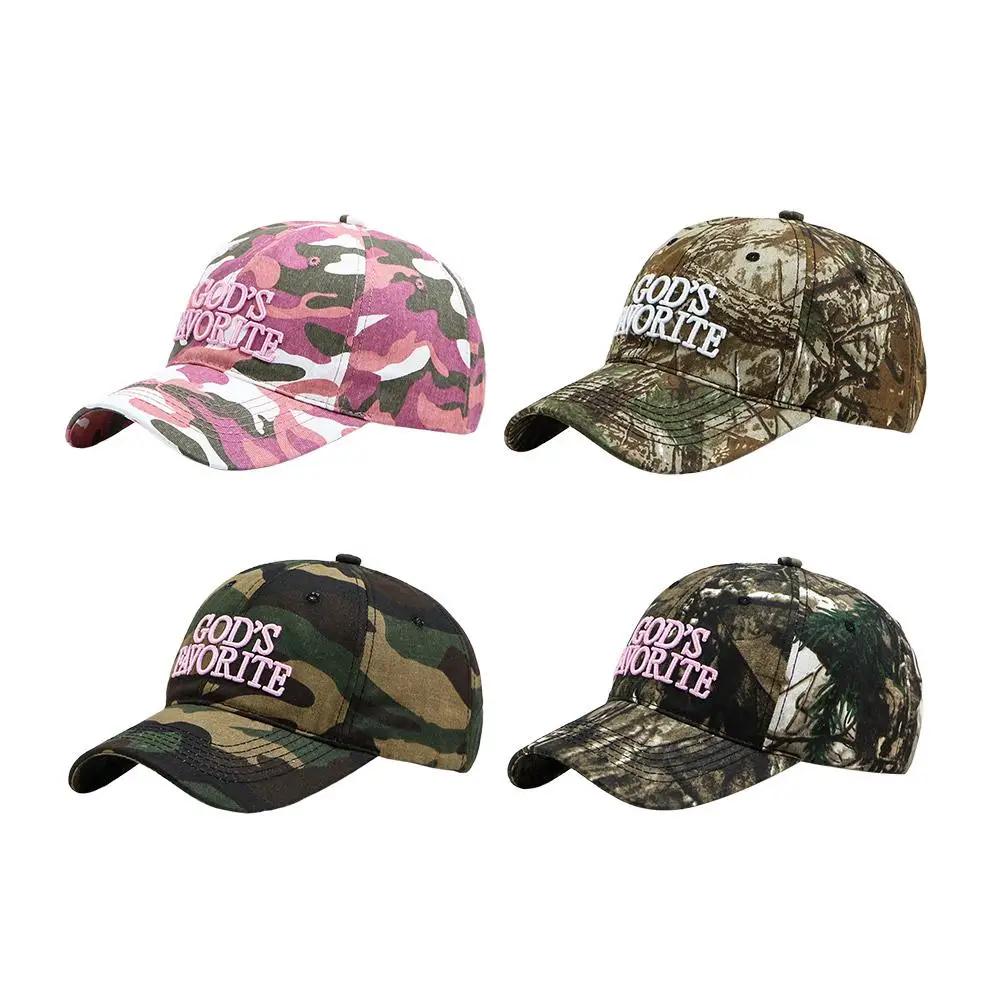 Casquette de Baseball rétro avec lettres brodées, Camouflage, tactique de Jungle, grande circonféren
