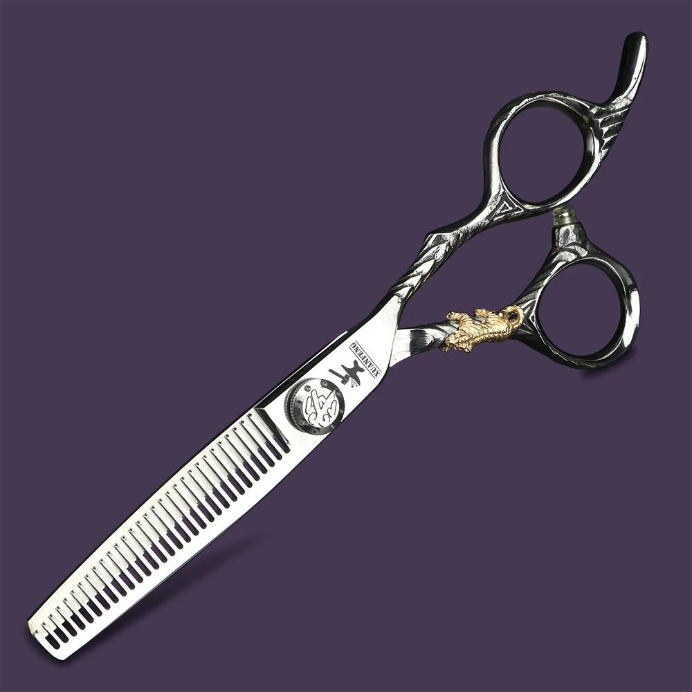 XUANFENG – ciseaux à cheveux professionnels de 6 pouces, ensemble de ciseaux de coupe et d'amincisse