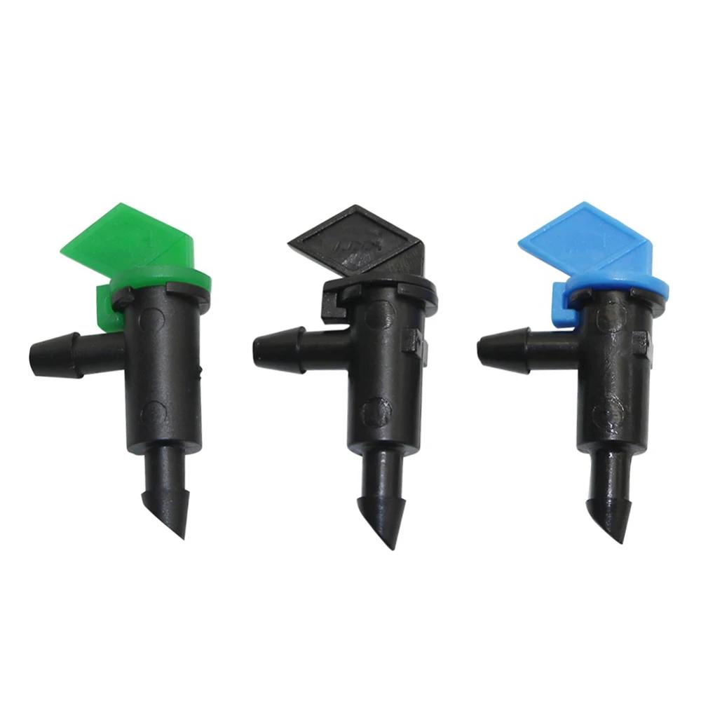 Goutteur de drapeau 4L/8L/16L, 200 pièces, 1/4 pouces, barbelé, flux stable, Micro émetteur d'irriga