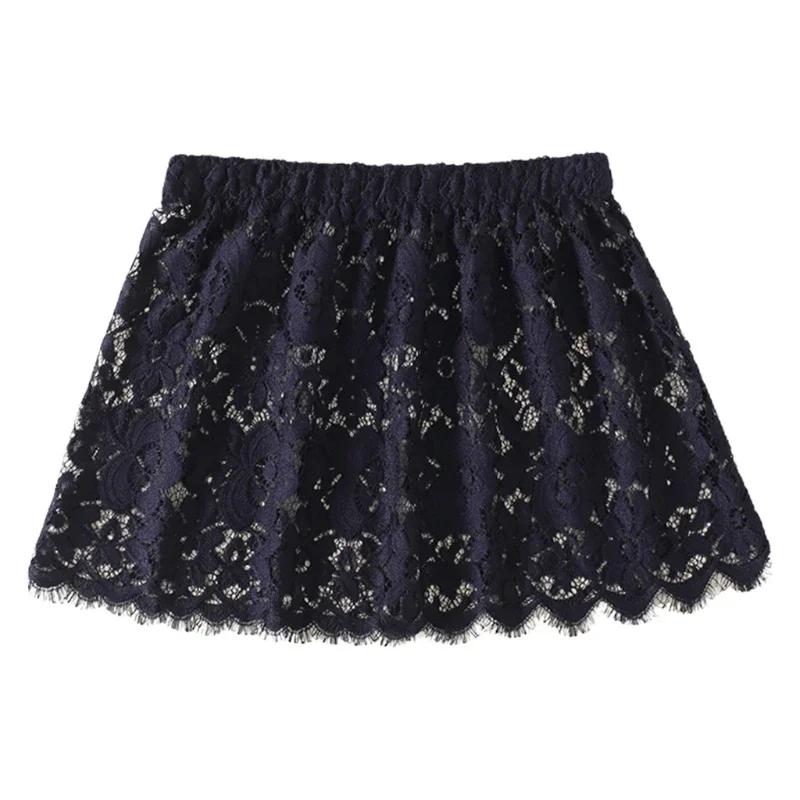 Extension de chemise en dentelle florale pour femmes, cils réglables, couches, Faux ourlet supérieur