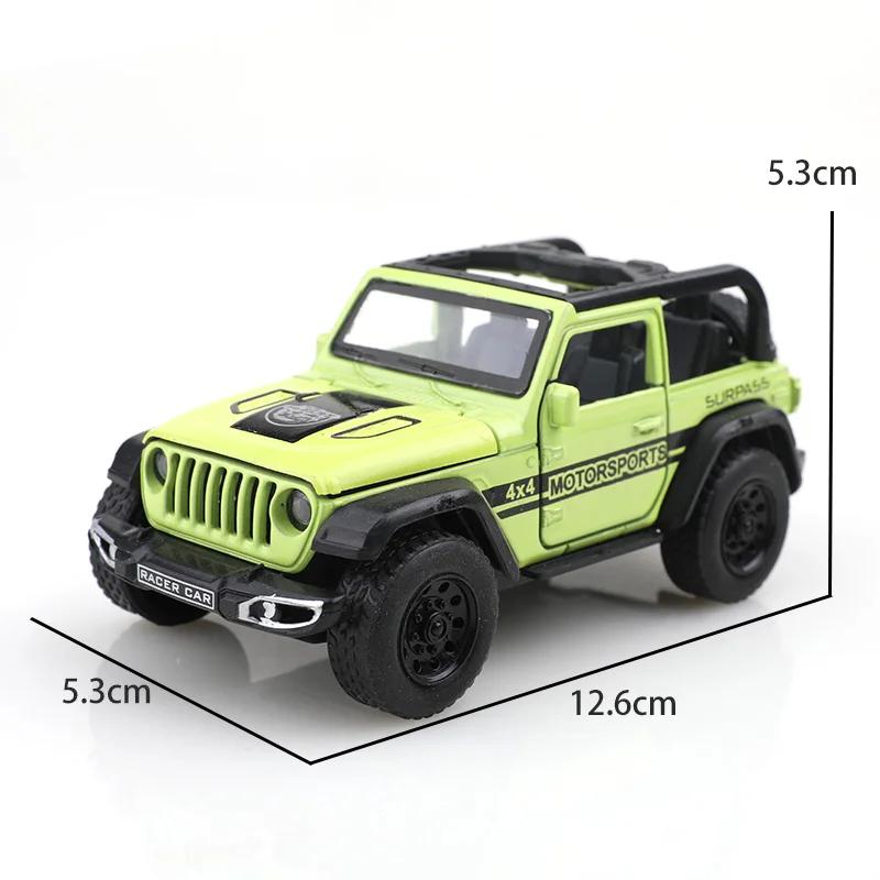 (Bagged) Véhicule tout-terrain Wrangler convertible 1/36, métal moulé sous pression, jouet pour garç