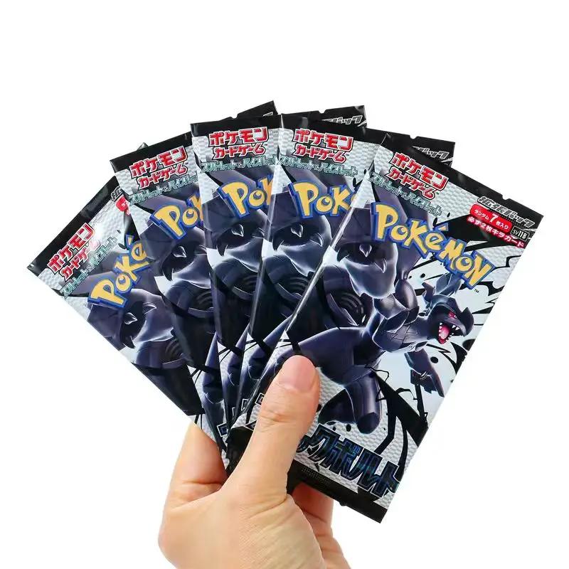 140 pièces/boîte Anime Pokemon japon Version TCG Violet écarlate 151 classiques Expansion Booster bo