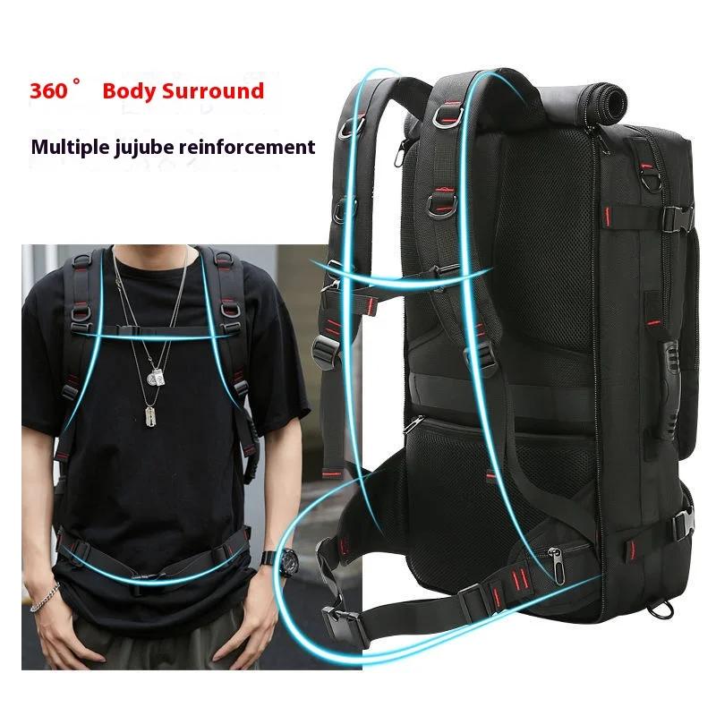 Sac à dos de voyage de grande capacité 50L 70L, bagages, entraînement sportif, Fitness, chaussures i