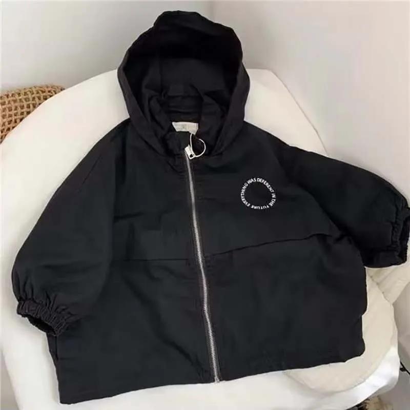 2025 nouveau printemps garçons filles veste à capuche enfants enfant en bas âge automne dessin animé