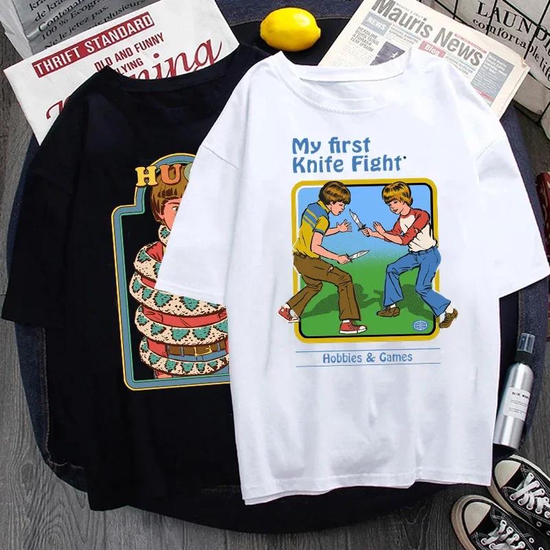 Classique Vintage années 90 t-shirt femmes hommes Grim Evil série hauts nostalgie effrayant Alien su