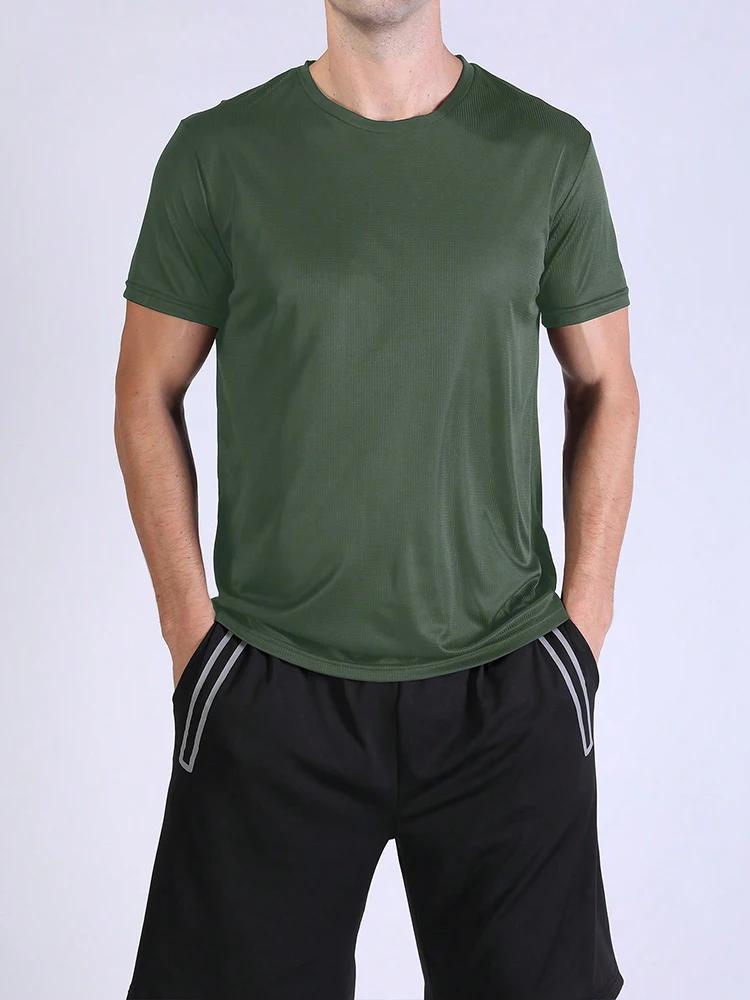 T-Shirt de dehors Ultraléger à vaccage Rapide pour Homme, Haut Respirant et observateur, pour Entraî
