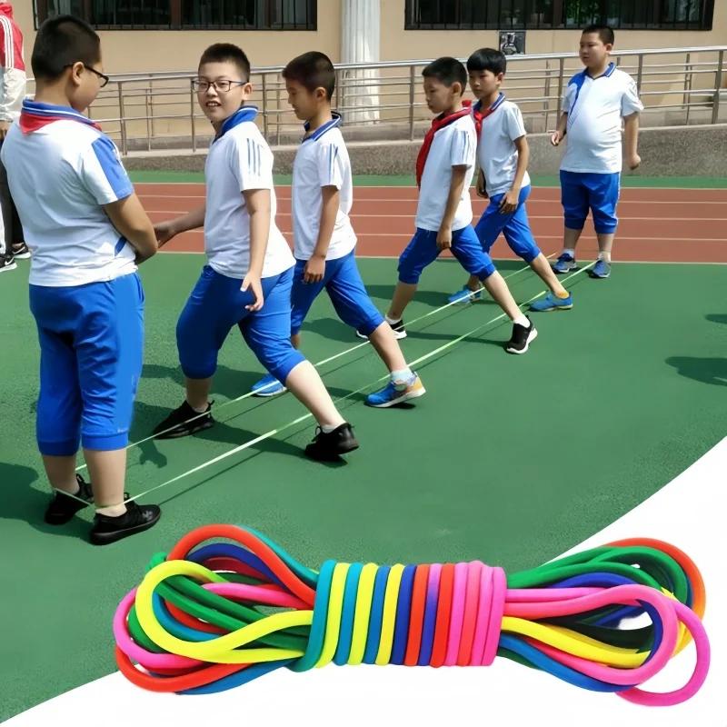 Corde à sauter Super élastique 5-10M, entraînement d'endurance, jouets d'exercice amusants, intérieu