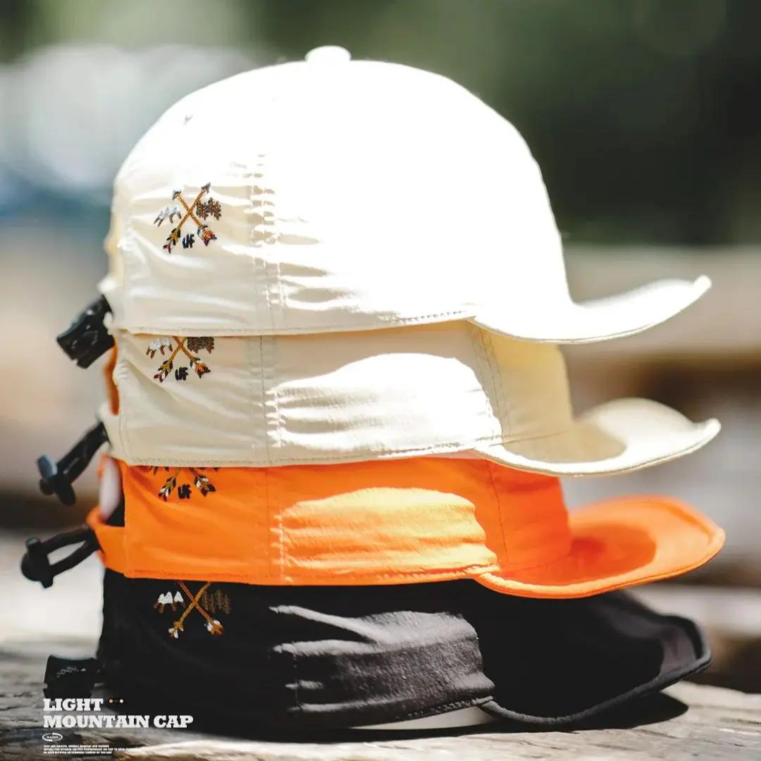 Maden-Casquettes de baseball de camping en plein air réglables pour hommes, respirantes, originales,